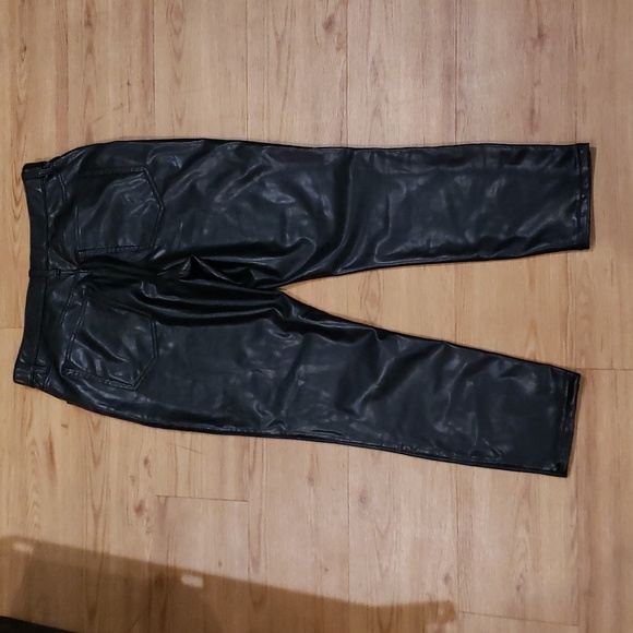 Abercrombie Pleather Skinny High Rise Size 12 31 - Picture 5 of 7